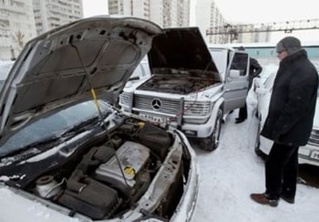завести автомобиль зимой
