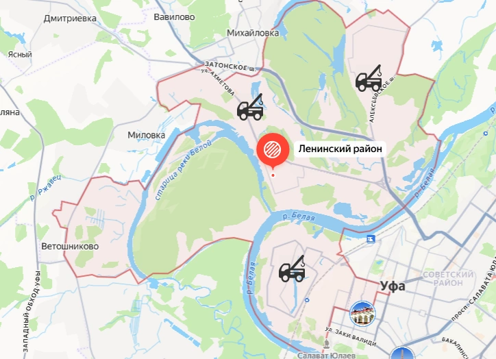 Ленинский район, Уфа