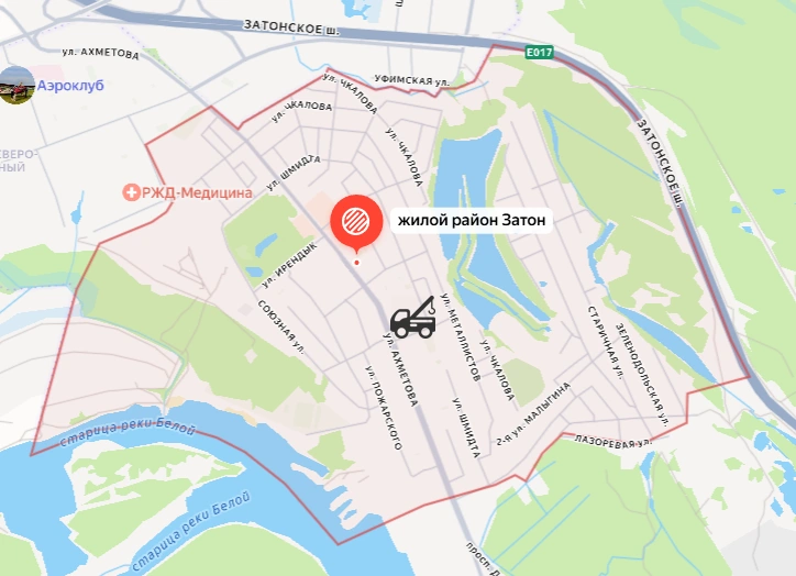 Затон, Уфа