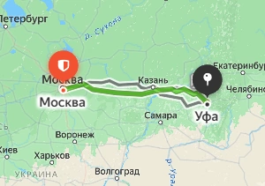 эвакуатор межгород, Москва - Уфа